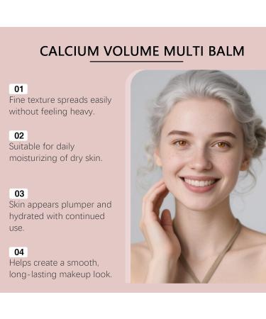 Calcium Volume Multi Balm Calcium Multi Balm Anti-aging Sagging Wrinkles Calcium Intense Volume Multi Balm Stick Visage et Yeux Peau Hydratante et Lissante (3pc 9g) 3pc 9 g (Lot de 1) - Buy Online on GoSupps.com