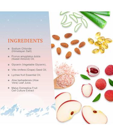 Himalayan Salt Body Sugar Scrub - Exfoliating Hand & Face Cleanser for Acne Dead Skin Removal | Moisturizing Bump Eraser Scrub 8.8 oz - Buy Online on GoSupps.com