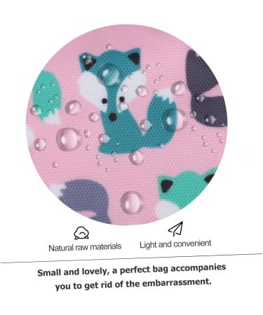 Gleavi Portable Hygiene Bag - Travel Storage for Menstrual Cup & Makeup | Waterproof Fabric Diaper Pocket - Buy Online on GoSupps.com