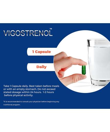 VIGOSTRENOL Testosterone Booster 450MG - Male Food Supplement (10 Capsules) - Buy Online on GoSupps.com