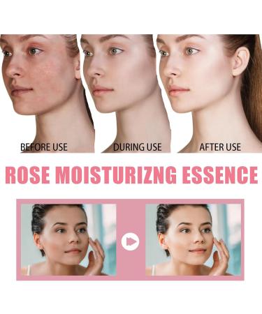 Rose Facial Oil Instant Face Firming & Plumping Rose Anti Aging Face Moisturizer Hyaluronic Acid Serum for Face Antioxidant Firming Night Serum for face Improve Dull Skin & Soft Skin Tone-30ml - Buy Online on GoSupps.com