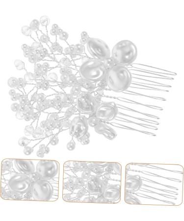 Beaupretty Crystals silver hair comb bride hair side comb hair accessories for women bridal hair side comb hair toppers for women wedding European and American crystals hairpin Accessories - Buy Online on GoSupps.com