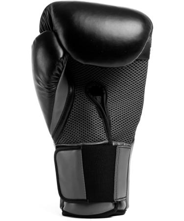 Buy Everlast Unisex Adult Boxing Gloves Pro Style Elite 12oz - Black/Grey | International Shipping Available - Buy Online on GoSupps.com