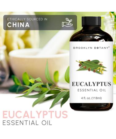 Brooklyn Botany Grapefruit & Eucalyptus Essential Oils 4 Fl Oz (Pack of 2) 100% Pure & Natural Refreshing & Invigorating Aromatherapy Blend - Buy Online on GoSupps.com