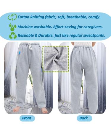 Catheter Leg Bag Pants for Men & Women | Urine Bag Holder with Zippered Pockets | Fits 2x2000ml Catheter Bags | Nephrostomy Foley Cystostomy Urostomy | Large Black - Buy Online on GoSupps.com