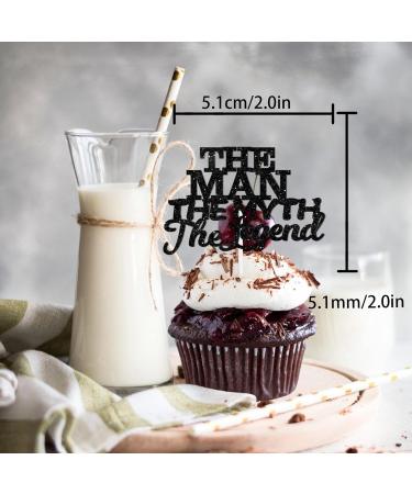 S-FX-0078 Ice Cream Fruit Dessert Cupcake Topper Colorful Glitter Happy Birthday Sensory Pop Game Theme Decor Supplies Baby Shower Boys Girls Birthday Party Decorations - Buy Online on GoSupps.com