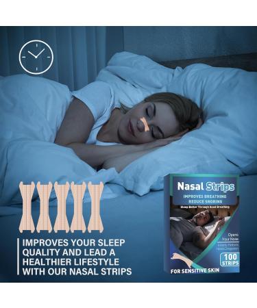 Nasal Strips Nose Plasters Clear Nose Strips for Snoring - 100 Strips - Buy Online on GoSupps.com