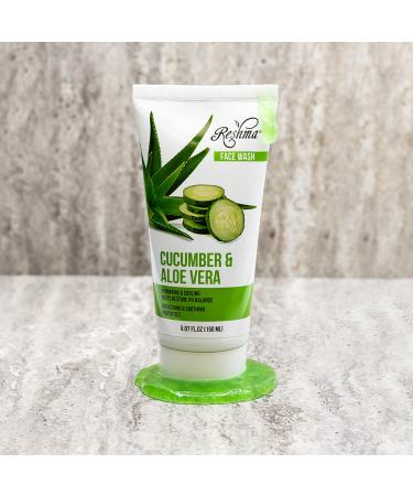 Reshma Beauty Cucumber & Aloe Vera Face Wash - 5.07 fl oz - Buy Online on GoSupps.com