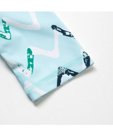 BONVERANO Baby Boys Swimsuit 9-12 Months | Short-Sleeve One Piece Swimwear with UPF 50+ Sun Protection - Buy Online on GoSupps.com