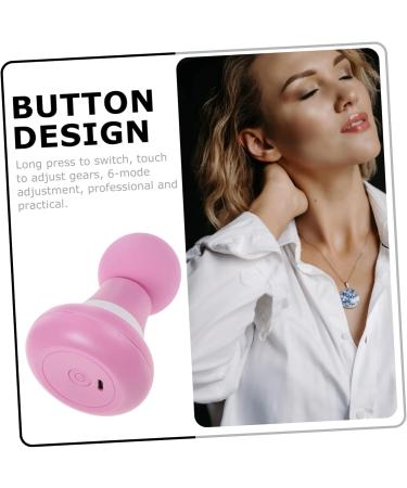 Magiclulu Mini Massage Device Set - Electric Body & Foot Massager for Comfort | Pink - Portable Fitness Tool (11.5x7.5cm) - Buy Online on GoSupps.com