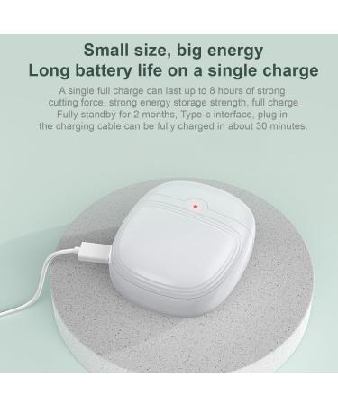 YOYIAG Electric Nail Clippers 2 in 1 Automatic Nail Clippers with LED Light & Cleaning Brush USB Rechargeable Nail Clippers Professional Nail Cutter for Children Adults - Buy Online on GoSupps.com