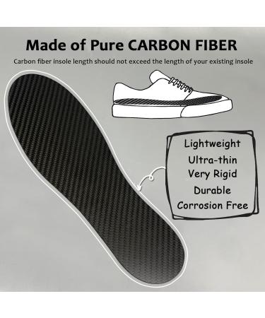 Carbon Fiber Insoles for Turf Toe & Foot Fractures | Sports Hiking & Running - 275 mm | Best Post-Op Shoe Alternative - Buy Online on GoSupps.com