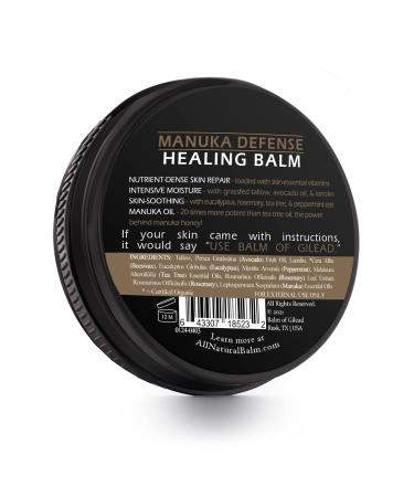 BALM OF GILEAD Tea Tree Balm - Intensive Foot Cream with Tea Tree & Manuka Oil for Itchy Feet Eczema Rashes & Dry Skin (2 fl oz) - Healing Moisture for Skin Irritations - Buy Online on GoSupps.com