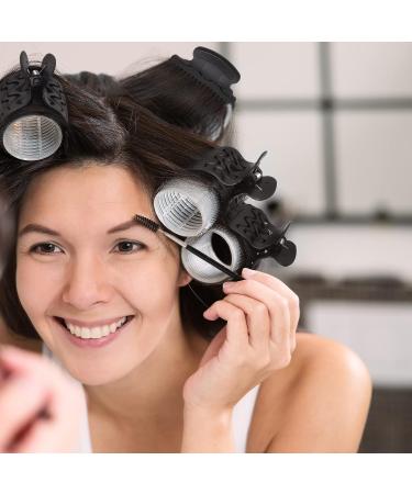 HIVEXAGON 12-Piece Curler Clips Set - Essential Holders for Small Medium & Jumbo Curls | Stylish Black - Buy Online on GoSupps.com