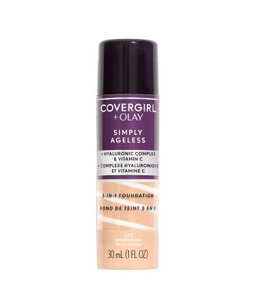 Covergirl Olay Simply Ageless 3-in-1 Foundation 242 Medium Beige 1 fl oz (30 ml)