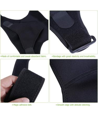 FAVOMOTO Adjustable Shoulder Brace - Supportive Strap for Sports & Pain Relief | Essential Shoulder Support - Buy Online on GoSupps.com