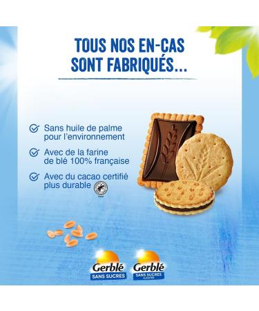 Gerbl No Added Sugars - Apple Blackcurrant Filled Cookies - With Maltitol - Reduced Impact on Blood Glucose - Without Palm O - Buy Online on GoSupps.com