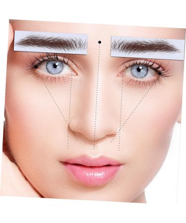 PLAFOPE 4pcs Eyebrow Stickers Eyebrow Transfer Sticker Black Stickers Eyebrow Stencils 4d Shaper Transport 21x15cm Brown - Buy Online on GoSupps.com