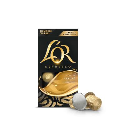 L'OR Café 10 Vanilla Espresso Capsules, Nespresso Machine Compatible, 52g