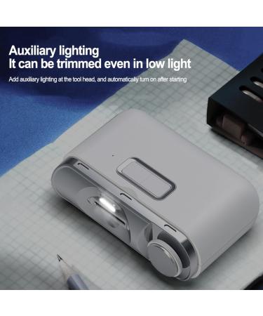 2-in-1 Electric Nail Trimmer with LED Light and Automatic Debris Collection Easy Operation Suitable for All Ages - Buy Online on GoSupps.com
