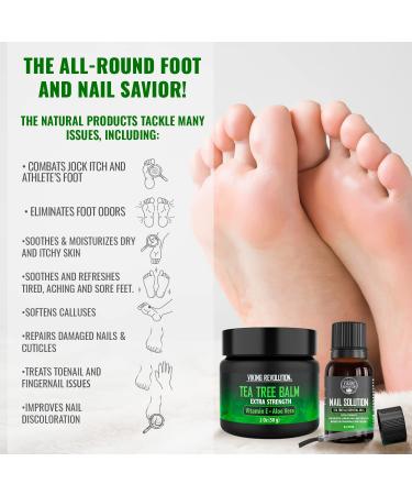 Tea Tree Foot Soak Kit - Extra Strength Treatment for Foot Fungus, Athlete's Foot, and Dry Cracked Feet - Buy Online on GoSupps.com