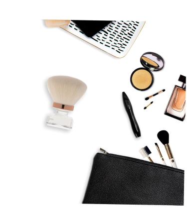 Premium White Powder Brush for Women - Mushroom Head Makeup Tool | Loose Powder Brush | Soft Artificial Fiber - Buy Online on GoSupps.com