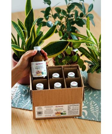 Organic Ginger Juice 6 Pack (6x250ml) | Cold-Pressed Pure Ginger | No Sugar Dyes or Preservatives | Vegan & Vegetarian - BerriesPolska  - Buy Online on GoSupps.com