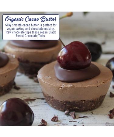 Indigo Herbs Organic Cacao Butter 250g Pure, Raw, Unrefined | Pack of 1 - Buy Online on GoSupps.com