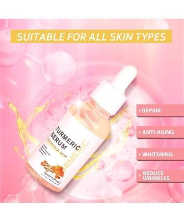 2023 New Turmeric Dark Spot Corrector Serum for Hyperpigmentation & Age Spots - Skin Care Moisturizing Repair Essence for Men & Women - Buy Online on GoSupps.com
