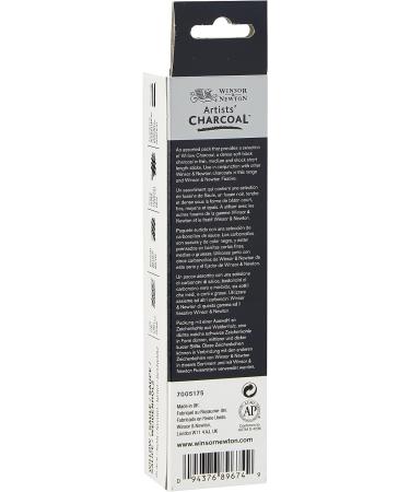 Winsor & Newton Artists' Willow Charcoal - Assorted Box of 12 - Buy Online on GoSupps.com