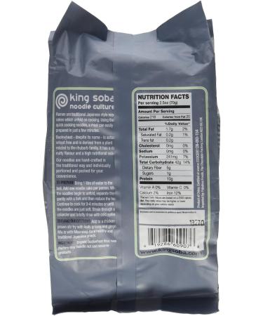 King Soba | Organic Buckwheat Ramen | 2 x 6 x 280g - Buy Online on GoSupps.com