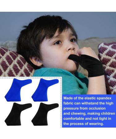 Jiuguva Thumb Suction Gloves for Kids - Compression Gloves Ages 8-12 | Black & Blue 4 Pack - International Shipping Available - Buy Online on GoSupps.com