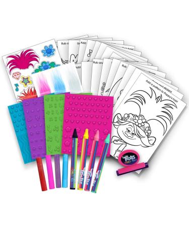 Tara Toys Trolls Hair Designer Rubbing Plates - Multi | Create Colorful Troll Hairstyles - Buy Online on GoSupps.com