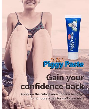 Piggy Paste Toe Nail Fungus Treatment by Dr. Paul - Restores Brittle Yellow Nails To Health - Buy Online on GoSupps.com