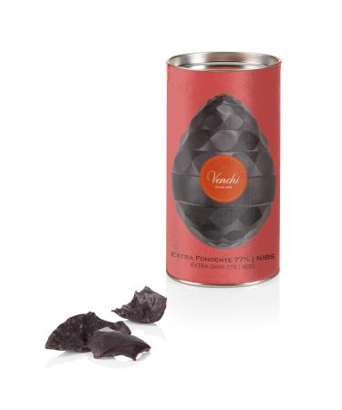 Venchi - uf au Chocolat Extra Noir 77% et Nibs 150 Gr Chocolat Noir avec clats de F ves de Cacao Sans Gluten avec Surprise Collection de P ques Venchi Id e Cadeau