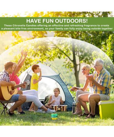 4 Pack 28oz Citronella Candles for Indoor and Outdoor Use - Fresh Citronella Scent for Home, Bedroom, Kitchen, Garden, Patio, and Balcony - Buy Online on GoSupps.com