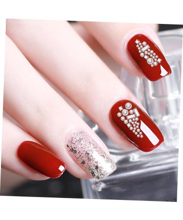 FRCOLOR 1 nail drill AB Nail Art Rhinestones nail sequins and rhinestones Nail Gems Stones Nail Art Rhinestone Flat nail flat back gems trendy jewelry fashion jewelry crystal nail stone 3d 12.4X7.2X0.2cm - Buy Online on GoSupps.com