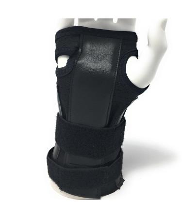 Shop OTC Reversible Wrist Splint - Cock-up Lacing Knit Elastic Black Large | Fast International Shipping - Buy Online on GoSupps.com