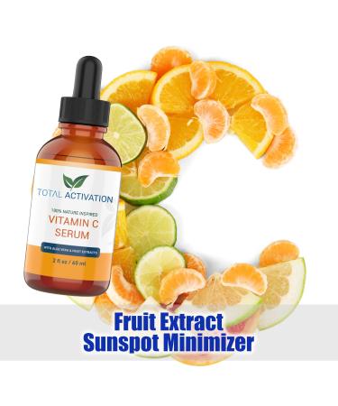 Vitamin C Serum with Aloe Vera & Vitamin E - Anti-Oxidant for Anti-Aging & Wrinkle Reduction - 2oz - Buy Online on GoSupps.com