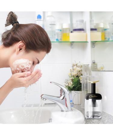 Joberio Face Foam Maker - Transparent Manual Face Wash Foam Maker Type | Portable Deep Cleansing Facial Cleansing Tools For Travel Household Rich Lather Black - Buy Online on GoSupps.com