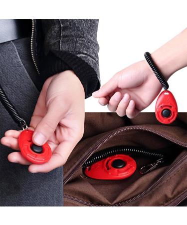 CRLLDPM Dog Training Clickers - 3 Pack with Hand Loop | Perfect for Dogs Cats & Horses | Clicker Training Tools | International Shipping - Buy Online on GoSupps.com