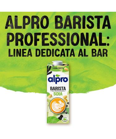 Alpro Barista Soya Drink 1L - Pack of 8 | Vegan Dairy-Free Milk Alternative for Coffee & Tea - Buy Online on GoSupps.com