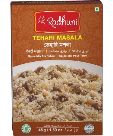 Radhuni Tehari Masala 45gm pre-mixed easy cook spice and maslal packet from Square foods Bangladesh (45g 6) 6 g (Pack of 1) 6.0 - Buy Online on GoSupps.com