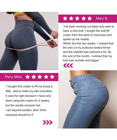 Booty Boost Butt Enhancement Cream for Women - Firming & Lifting Cellulite Treatment for Bigger, Firmer Hips & Thighs - 4 fl oz - Buy Online on GoSupps.com