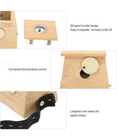 Moxibustion Box - 2-Piece Bamboo Moxa Acupuncture Therapy for Healing - Buy Online on GoSupps.com