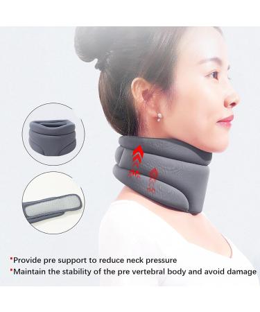 Soft Foam Neck Brace for Sleeping | Pressure Relief & Support | Generically Correct Neck Support - Black - Buy Online on GoSupps.com