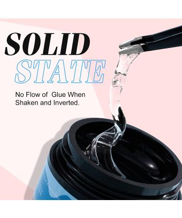 Nailive 15ML Solid Gel Glue for Nail Tips - 3 in 1 UV Gel for Nail Art, Rhinestone & Acrylic Nails - Easy DIY at Home - Buy Online on GoSupps.com