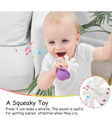 Shop Mombella Octopus Baby Bite Toy - Soft Silicone Teether for 6-18 Months Perfect Gift for Soothing Gums Purple Violet - Buy Online on GoSupps.com