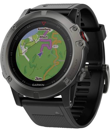 Buy Garmin Fenix 5X Black - Premium GPS Smartwatch | Global Shipping Available - Buy Online on GoSupps.com