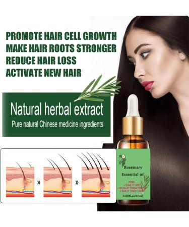 Trendyfave Rosemary Oil For Hair Growth Nourishes Hair Care Essential Oil Anti Frizz Hair Serum Ginger Hair Oil for Dry Damaged Hair | Repairs Smoothens Revitalizes Your Hair - for All Hair Types - Buy Online on GoSupps.com